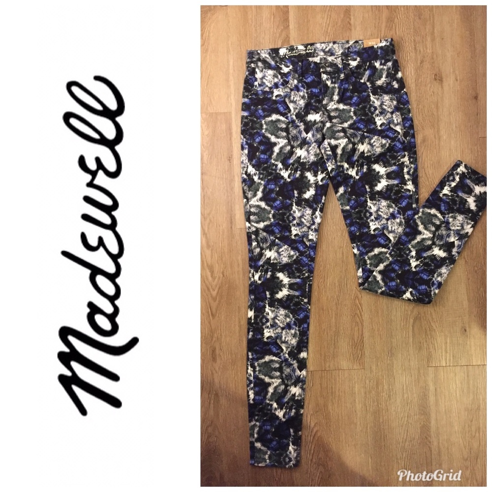 Madewell Skinny Skinny Jeans in Brushstroke